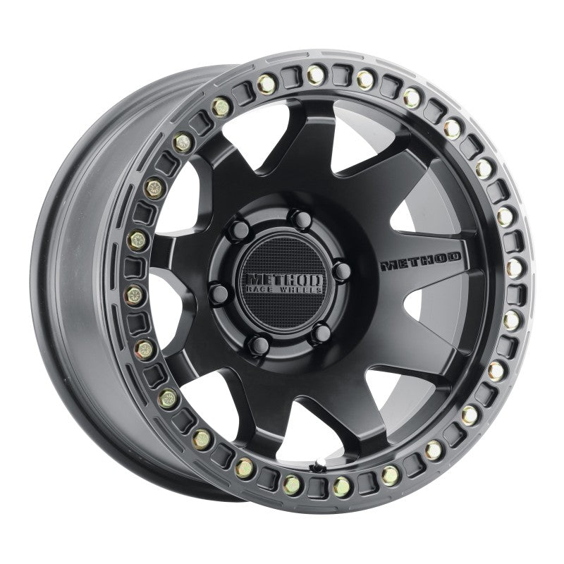 Method MR108 17x9 -44mm Offset 6x5.5 106.25mm CB Matte Black w/BH-H24125-38 Wheel - DTX Performance