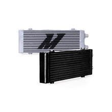 Load image into Gallery viewer, Mishimoto Universal Medium Bar and Plate Dual Pass Silver Oil Cooler - DTX Performance