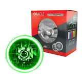 Oracle Pre-Installed Lights 7 IN. Sealed Beam - Green Halo