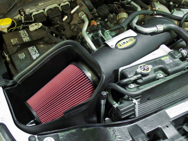 Airaid 11-14 Ford F-250/350/450/550 Super Duty 6.7L MXP Intake System w/ Tube (Dry / Red Media) - DTX Performance