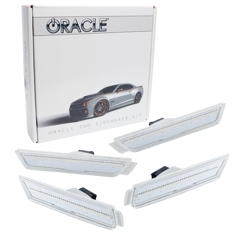 Oracle 10-15 Chevrolet Camaro Concept Sidemarker Set - Clear - No Paint - DTX Performance