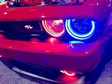 Load image into Gallery viewer, Oracle 08-14 Dodge Challenger Dynamic Surface Mount Headlight Halo Kit - ColorSHIFT - Dynamic - DTX Performance