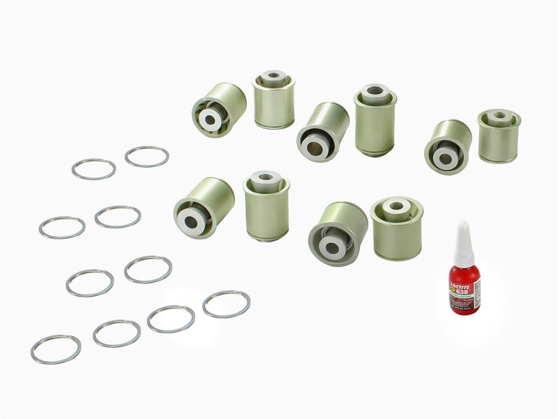 aFe Control PFADT Steel Frame Drag Rear Solid Spherical C/A Bearings Set; Chevy Corvette C5 / C6 - DTX Performance