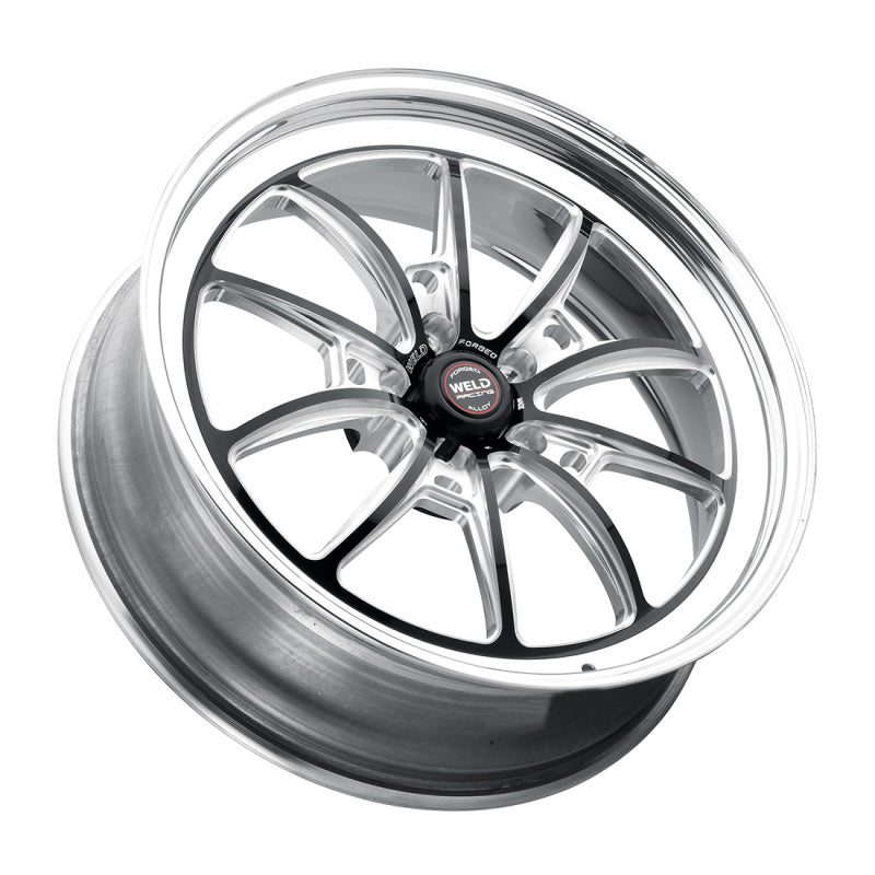 Weld S80 20x7 / 5x115 BP / 4.3in BS Black Wheel (High Pad) - Non-Beadlock - DTX Performance