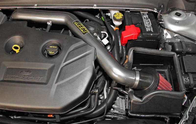 AEM 14-15 Ford Fusion 2.0L L4 Turbo - Cold Air Intake System - Gunmetal Gray - DTX Performance