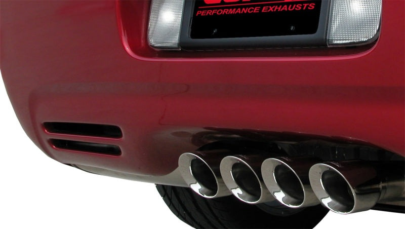 Corsa 97-04 Chevrolet Corvette C5 Z06 5.7L V8 Polished Sport Axle-Back Exhaust - DTX Performance