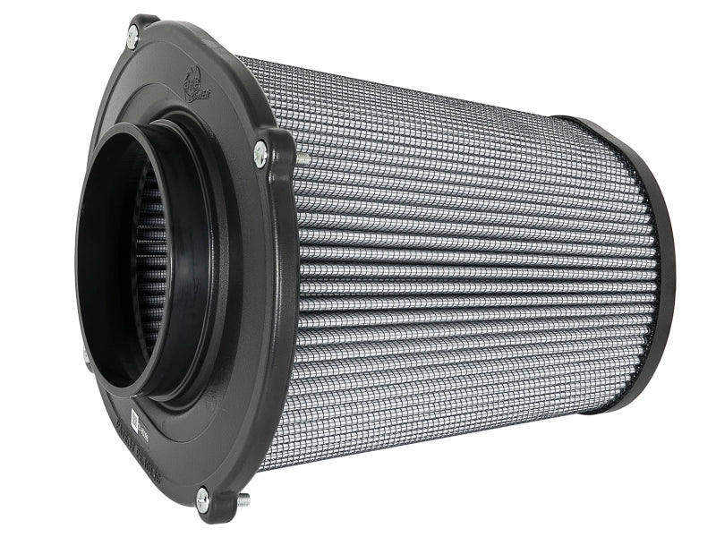 aFe Quantum Pro DRY S Air Filter Flat Top - 5in Flange x 9in Height - DTX Performance