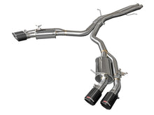 Load image into Gallery viewer, aFe 18-20 Audi RS5 Coupe MACH Force-Xp 3in to 2.5in 304 SS Axle-Back Exhaust System-Quad Carbon Tips - DTX Performance