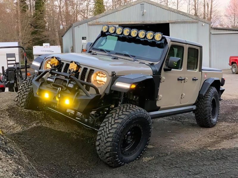 Oracle Jeep Wrangler JL Smoked Lens LED Front Sidemarkers - DTX Performance