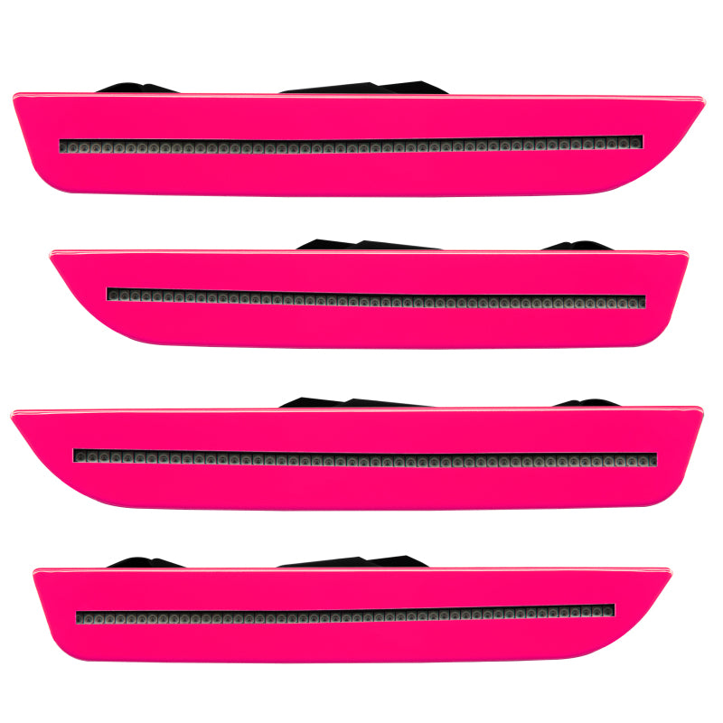 Oracle 10-14 Ford Mustang Concept Sidemarker Set - Tinted - Performance Pink Metallic (P7) - DTX Performance