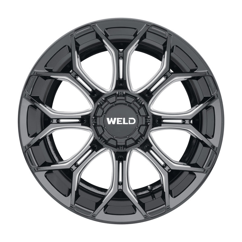 Weld Off-Road W111 22X12 Gradient 5X127 5X139.7 ET-44 BS4.75 Gloss Black MIL 87.1 - DTX Performance