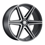 Forgestar X6 24x10 / 6x139.7 BP / ET25 / 6.5in BS Satin Black Wheel