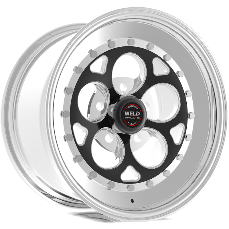 Weld Magnum III 15x15 / 5x4.75 BP / 4.5in. BS Black Wheel - Non-Beadlock - DTX Performance