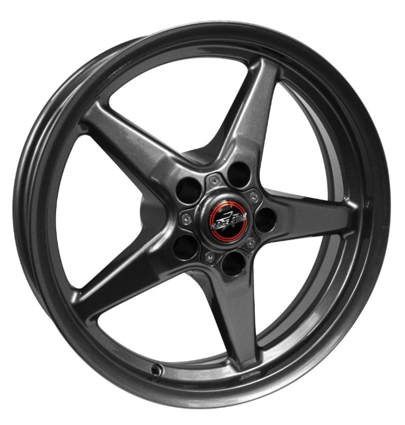 Race Star 92 Drag Star Bracket Racer 17x10.5 5x120 B.C./ 7 B.S. Metallic Gray Wheel - DTX Performance