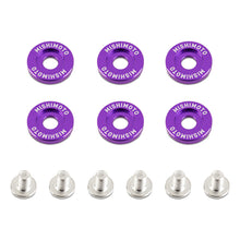 Load image into Gallery viewer, Mishimoto Large Fender Washer Kit (6pcs) - Purple - DTX Performance