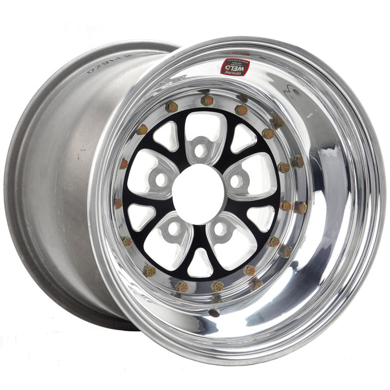 Weld V-Series 15x10 / 5x4.5 BP / 4in. BS Black Wheel - DTX Performance