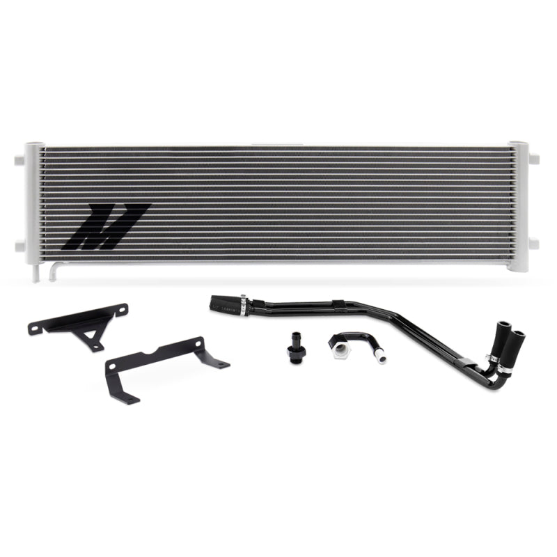 Mishimoto 17-19 Ford 6.7L Powerstroke Transmission Cooler Kit Silver - DTX Performance