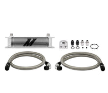 Load image into Gallery viewer, Mishimoto Universal 10 Row Oil Cooler Kit (Metal Braided Lines) - DTX Performance