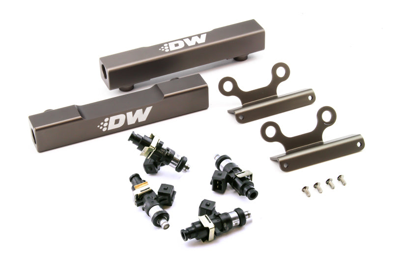 DeatschWerks 02+ Subaru WRX / 07+ STI/LGT Top Feed Fuel Rail Upgrade Kit w/ 1500cc Injectors - DTX Performance