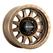 Load image into Gallery viewer, Method MR304 Double Standard 17x8.5 0mm Offset 8x6.5 130.81mm CB Method Bronze Wheel - DTX Performance