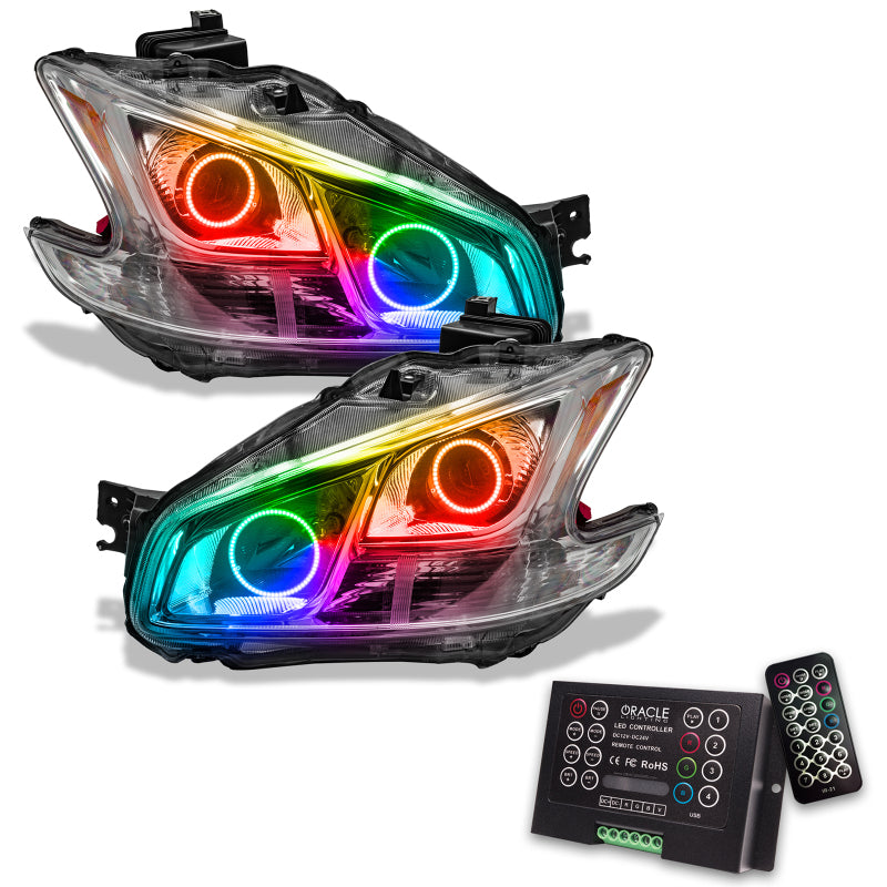 Oracle 09-13 Nissan Maxima SMD HL (Non-HID)-Chrome - ColorSHIFT w/ 2.0 Controller - DTX Performance