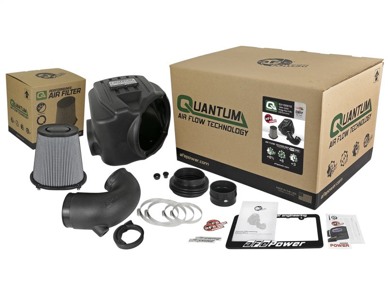 aFe Quantum Pro DRY S Cold Air Intake System 94-02 Dodge Cummins L6-5.9L - Dry - DTX Performance