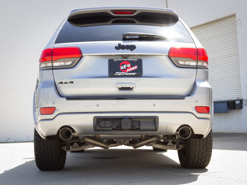 aFe Vulcan Series 2.5in 304SS Cat-Back Exhaust 11-19 Jeep Grand Cherokee (WK2) 5.7L w/ Polished Tips - DTX Performance