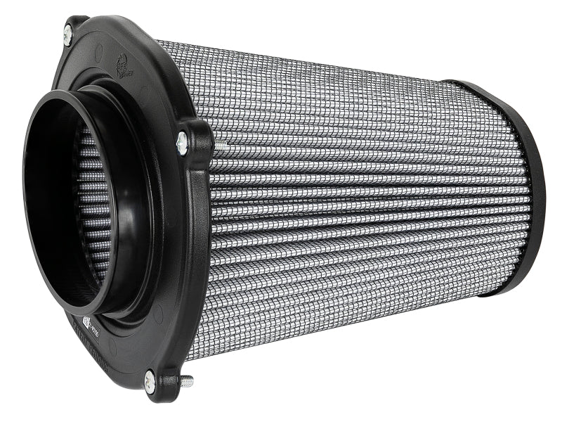 aFe Quantum Pro DRY S Air Filter Inverted Top - 5.5inx4.25in Flange x 9in Height - Dry PDS - DTX Performance