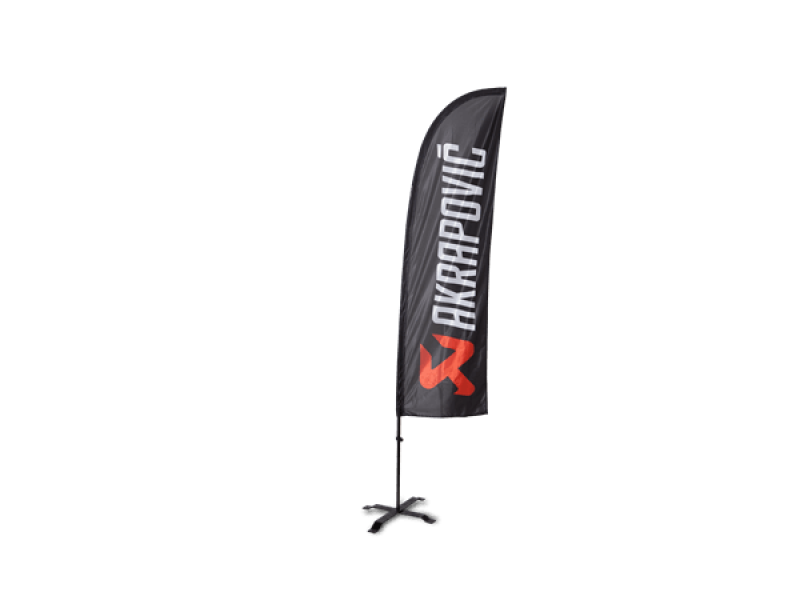 Akrapovic Self standing beach flag set - small - DTX Performance