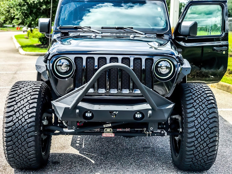 Oracle Oculus Bi-LED Projector Headlights for Jeep JL/Gladiator JT - Matte Black - 5500K - DTX Performance