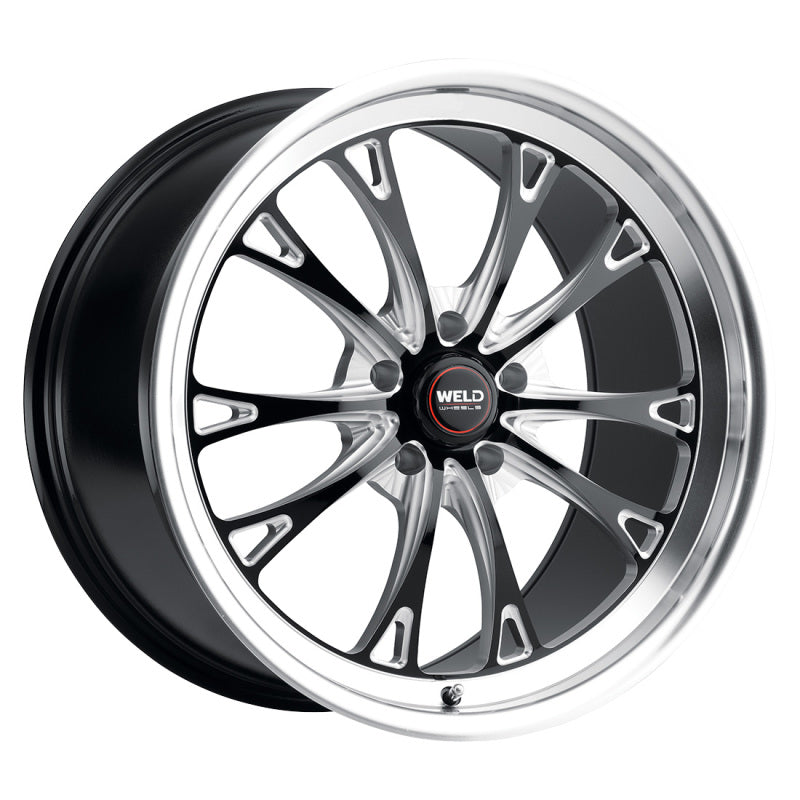 Weld S113 20X11 Belmont 5X120 ET40 BS7.6 Gloss Black MIL Dia 72.56 - DTX Performance