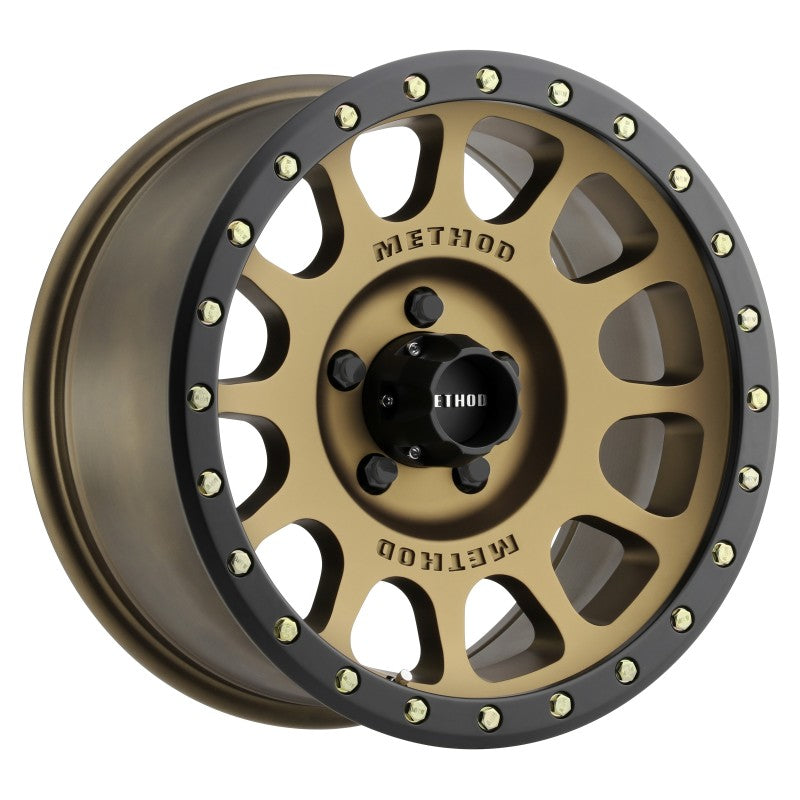 Method MR305 NV 18x9 0mm Offset 5x150 116.5mm CB Method Bronze/Black Street Loc Wheel - DTX Performance