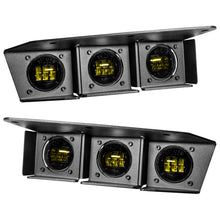 Load image into Gallery viewer, ORACLE Lighting 21-22 Ford Bronco Triple LED Fog Light Kit for Steel Bumper - Yellow - DTX Performance