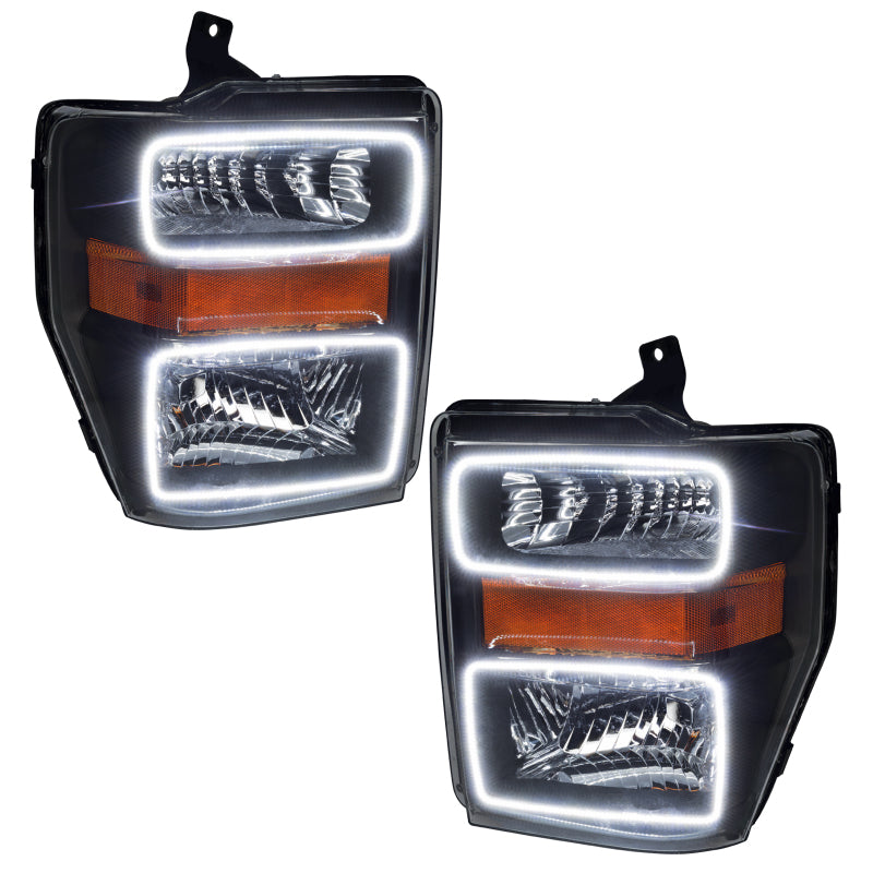 Oracle 08-10 Ford F250/350 LED HL - Black - White - DTX Performance