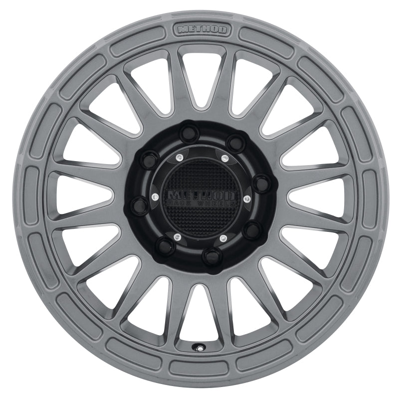 Method MR314 17x8.5 0mm Offset 8x6.5 130.81mm CB Gloss Titanium Wheel - DTX Performance