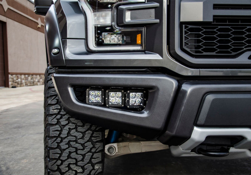 N-Fab LBM Bumper Mounts 2017 Ford Raptor - Tex. Black - DTX Performance