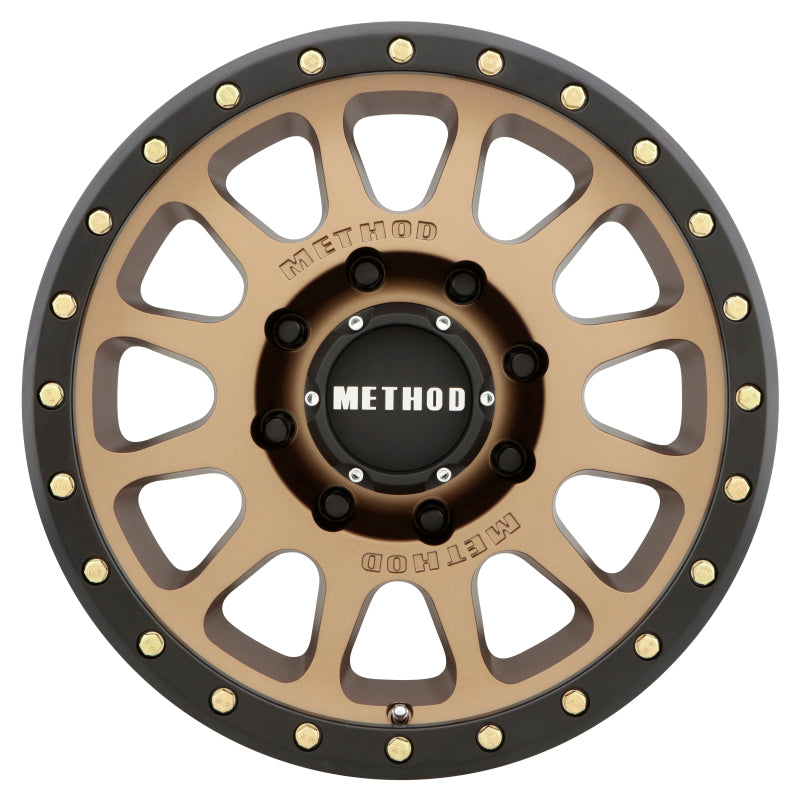 Method MR305 NV HD 18x9 +18mm Offset 8x6.5 130.81mm CB Method Bronze/Black Street Loc Wheel - DTX Performance