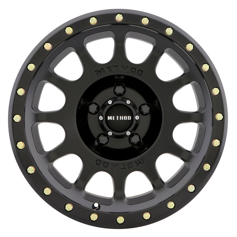 Method MR305 NV 17x8.5 0mm Offset 5x4.5 83mm CB Matte Black Wheel - DTX Performance