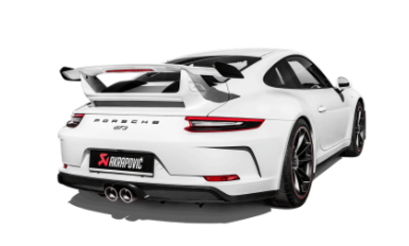 Akrapovic 2018 Porsche 911 GT3 (991.2) Slip-On Race Line (Titanium) w/o Tail Pipe Set - DTX Performance