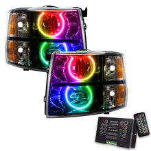 Load image into Gallery viewer, Oracle 07-13 Chevy Silverado SMD HL - Black - Round Style - ColorSHIFT w/ 2.0 Controller - DTX Performance