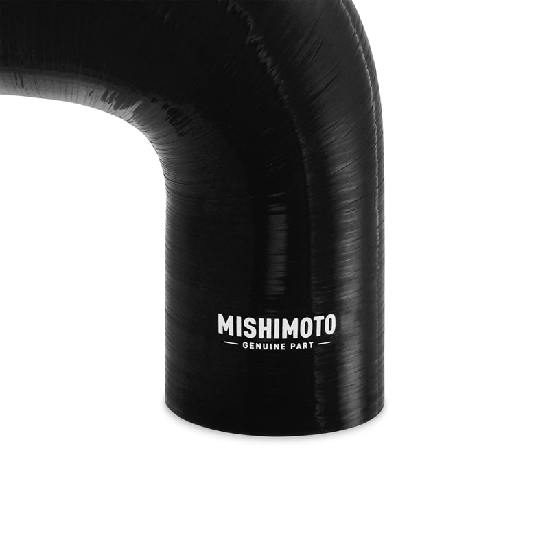 Mishimoto Silicone Reducer Coupler 90 Degree 2.5in to 4in - Black - DTX Performance