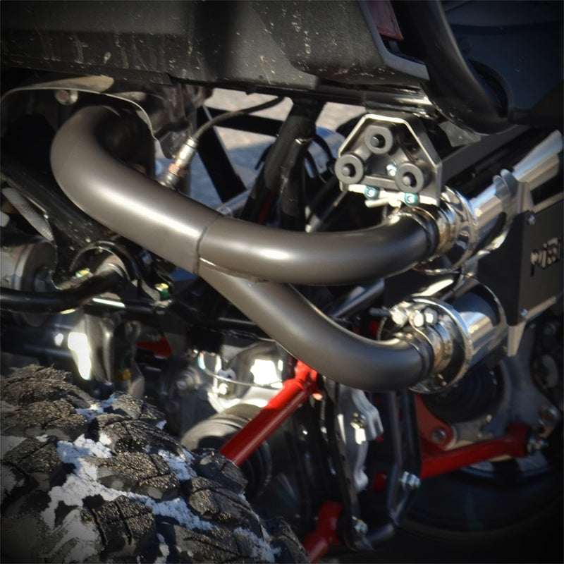 MBRP 19-20 Honda Talon Dual Slip-On Exhaust System w/Performance Muffler - DTX Performance