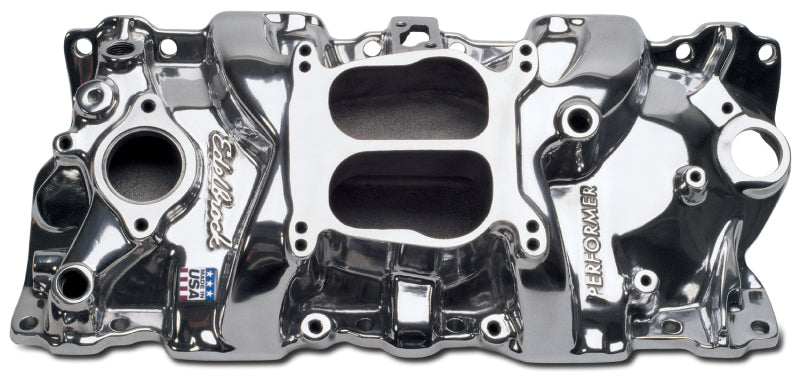 Edelbrock Performer Manifold Polished - DTX Performance