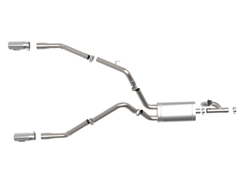 aFe 09-18 Ram 1500 V8 5.7L Hemi Gemini XV 3in 304 SS Cat-Back Exhaust w/ Polished Tips - DTX Performance