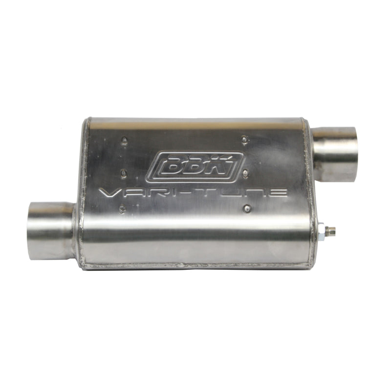 BBK VariTune Adjustable Performance Muffler 2-3/4 Offset/Offset Stainless Steel - DTX Performance