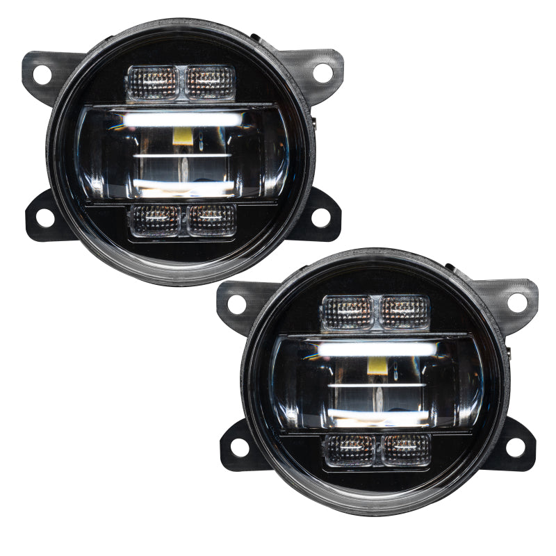 Oracle 4in High Performance LED Fog Light (Pair) - 6000K - DTX Performance