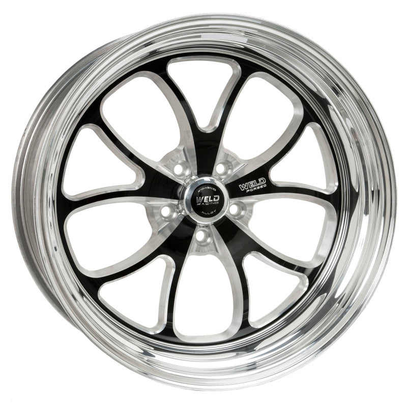 Weld S76 20x9 / 5x115mm BP / 6.3in. BS Black Wheel (High Pad) - Non-Beadlock - DTX Performance