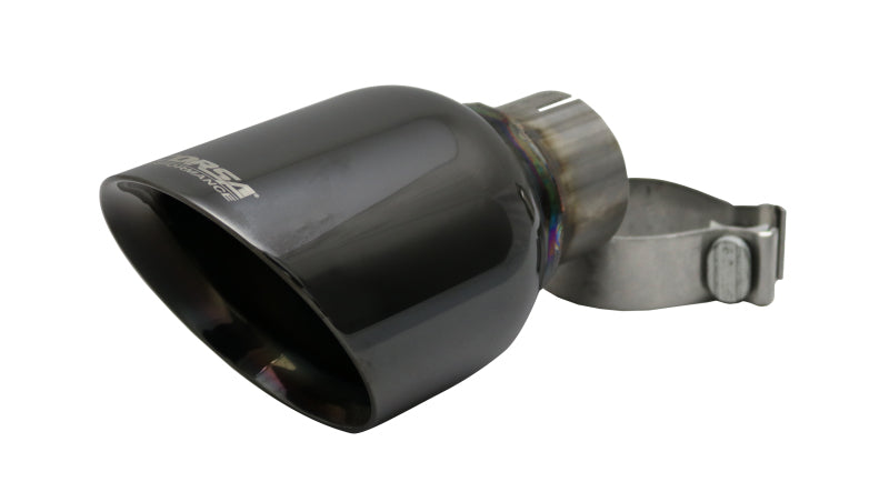 Corsa Single Universal 2.5in Inlet / 4.5in Outlet Black PVD Pro-Series Tip Kit - DTX Performance