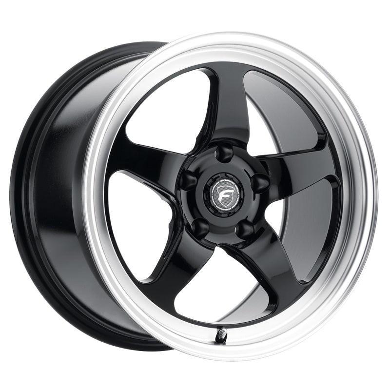 Forgestar D5 Drag 17x10 / 5x114.3 BP / ET50 / 7.5in BS Gloss Black Wheel - DTX Performance