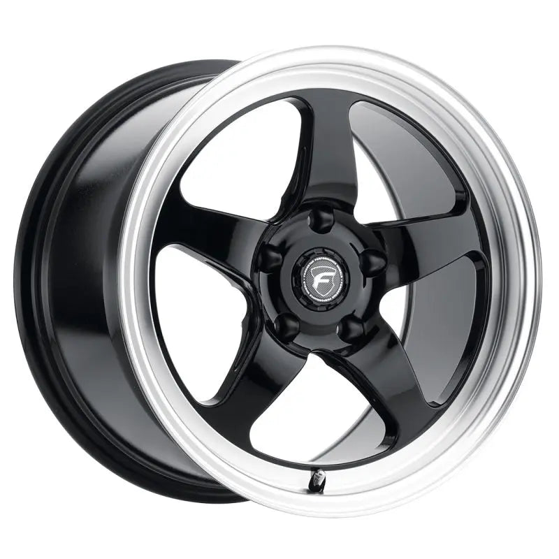 Forgestar D5 Drag 18x5.0 / 5x115 BP / ET-37 / 1.5in BS Gloss Black Wheel - DTX Performance